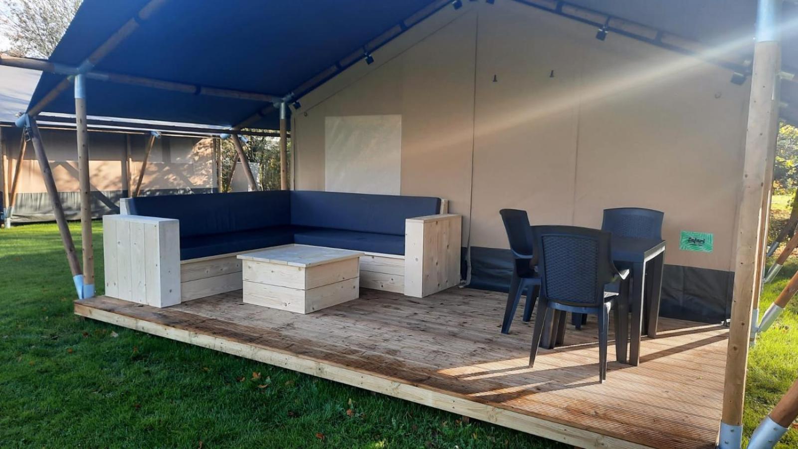 Camping Alkenhaer Appelscha Trekkerstent Safaritent ภายนอก รูปภาพ