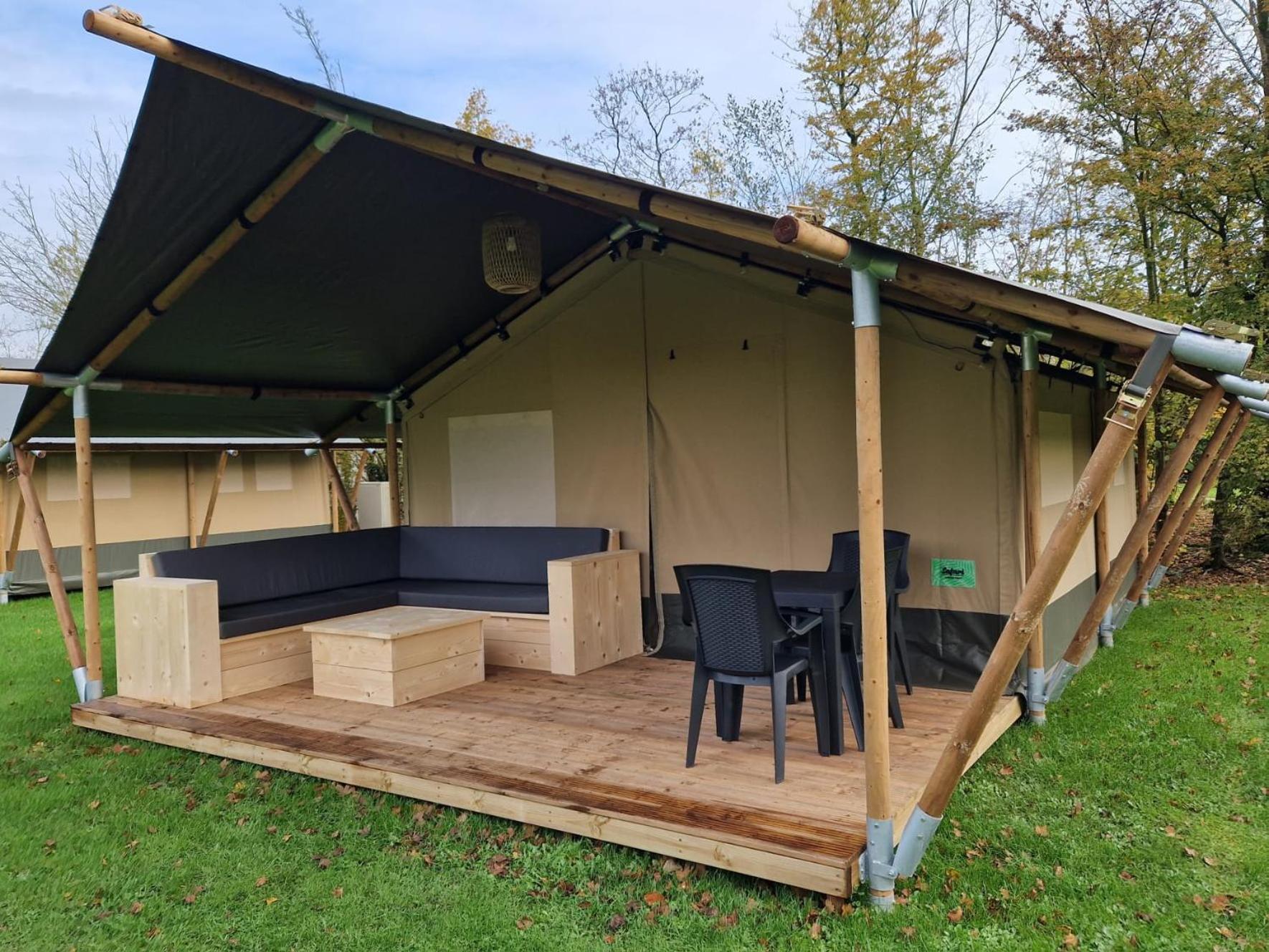 Camping Alkenhaer Appelscha Trekkerstent Safaritent ภายนอก รูปภาพ